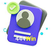 Tornar-se um membro do 444Win é muito simples